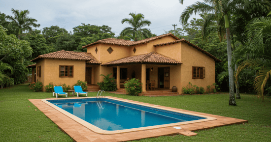 Airbnb em Búzios. Casa de temporada com piscina em Búzios preparada para receber hóspedes pelo Airbnb.